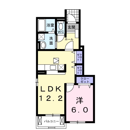 タウンヒルズⅡ 間取り図