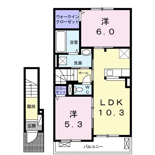 ニューリーフＣ 間取り図