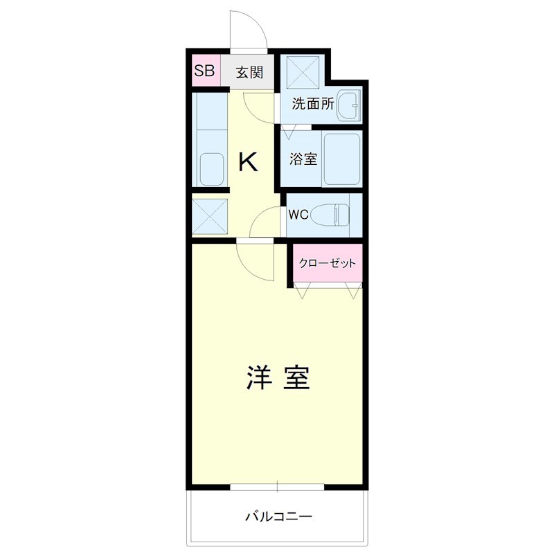 アネックス高丘Ⅴ 間取り図