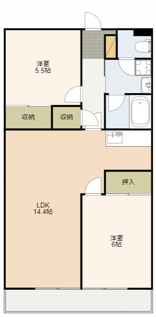 マンションアルボ 間取り図