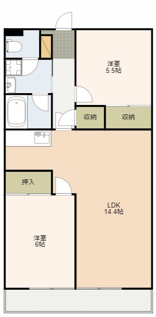 マンションアルボ 間取り図