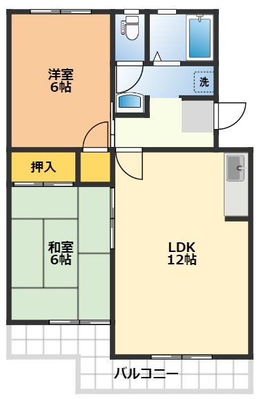 サンプラザ第二  間取り図