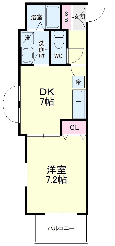 レイクビレッジⅢ 間取り図