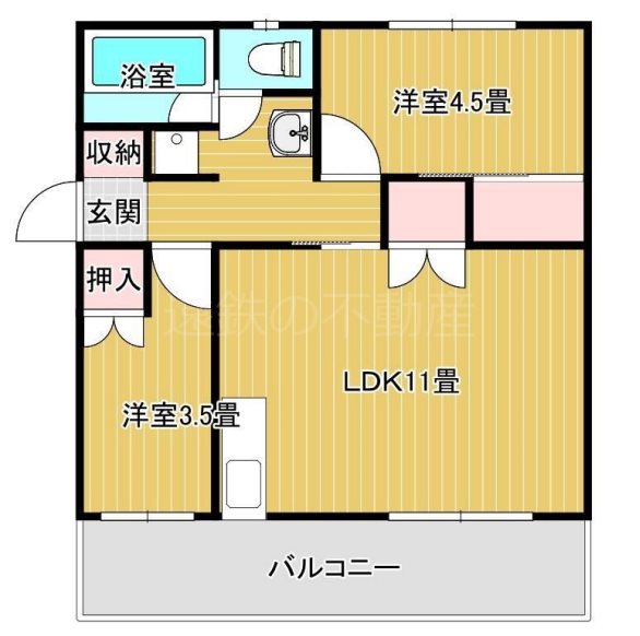 アイシーコーポ 間取り図