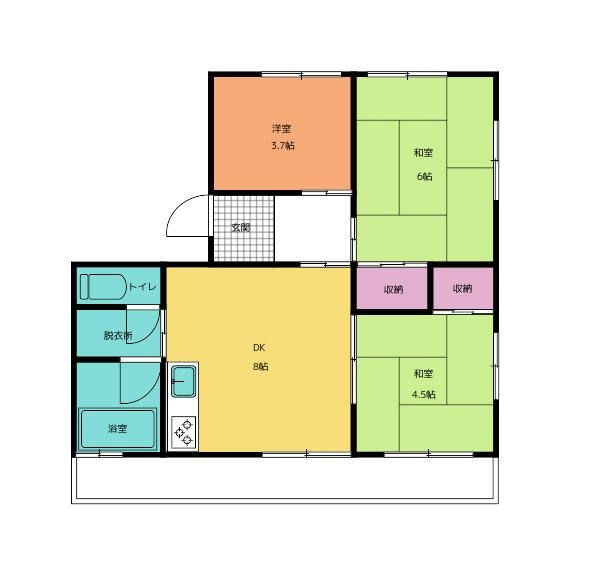 パラシオン萩丘 間取り図