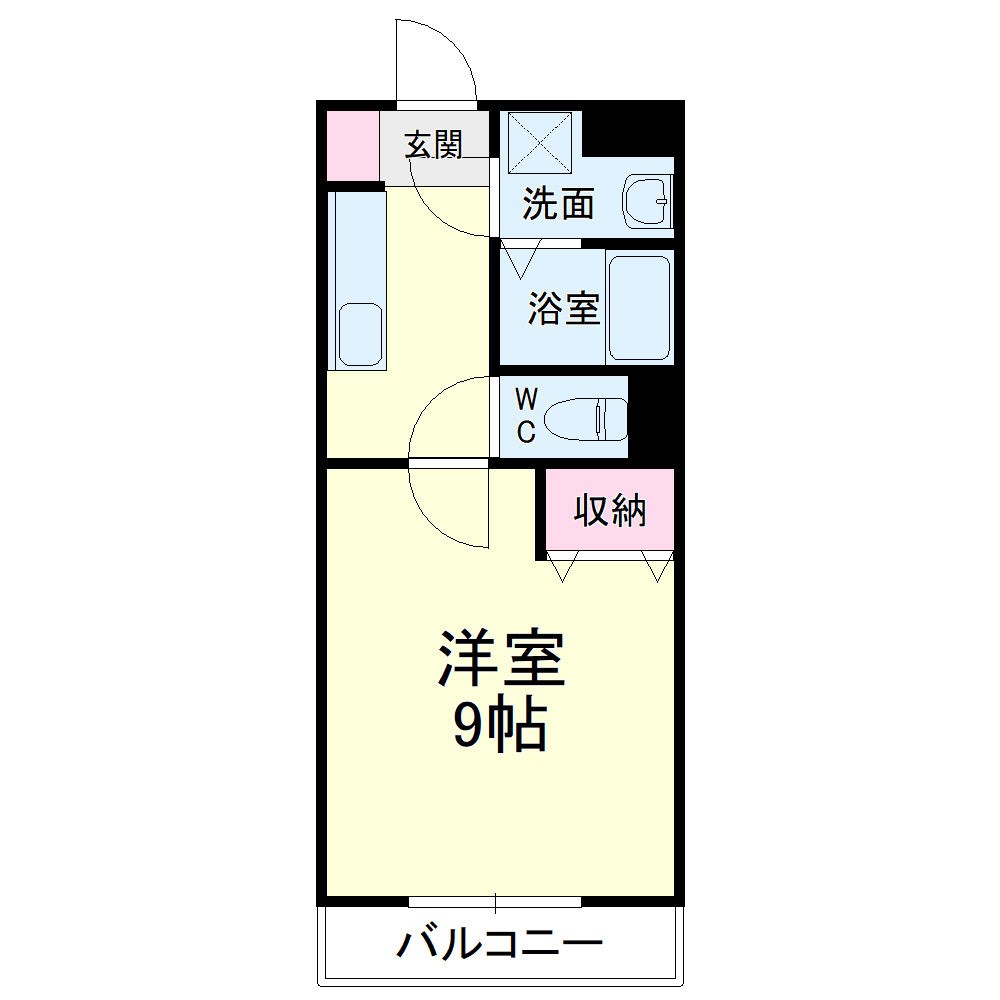 Cynthia山下（シンシアヤマシタ） 205号室 間取り