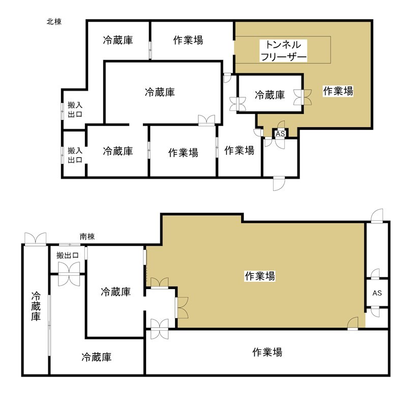 飯田町食品加工場 間取り
