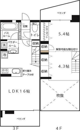 Quattro(クアトロ） 303号室 間取り