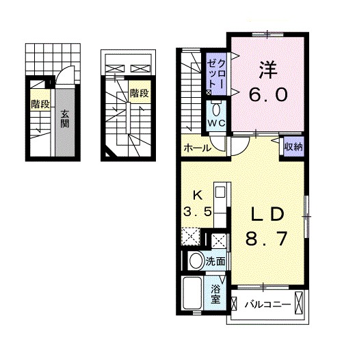 エムズアークⅡ 間取り図