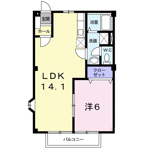 グリーン・ヒル 間取り図