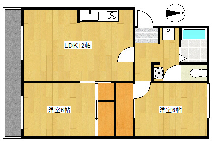 グリーンハイツ蜆塚 間取り図