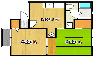 リヴェールエレガンA 間取り図