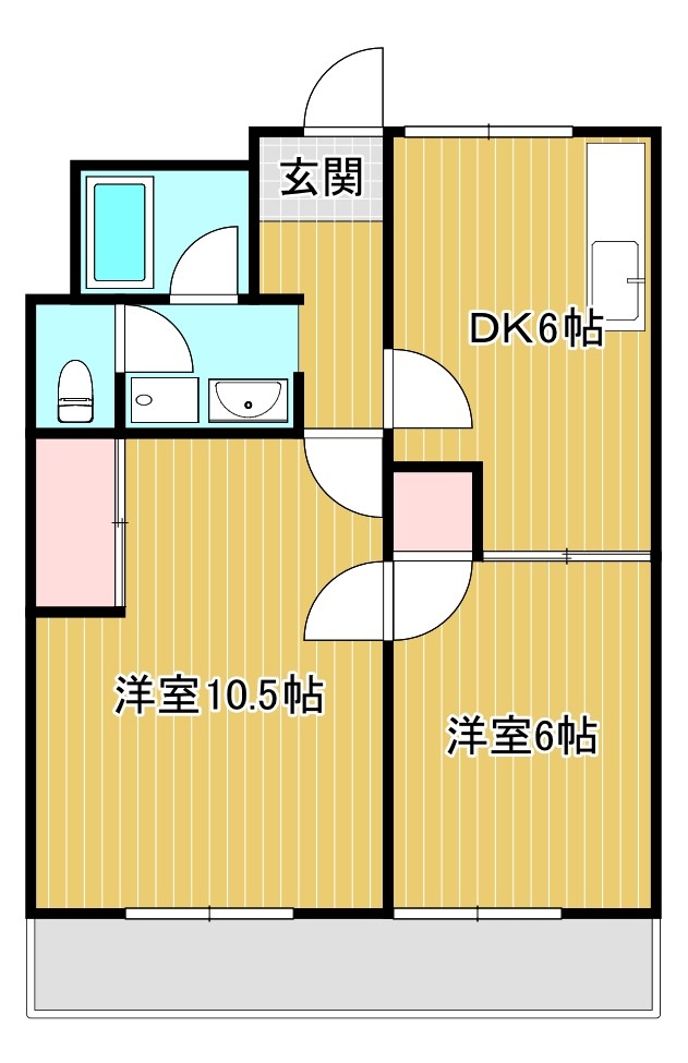 マルトハイツ 202号室 間取り