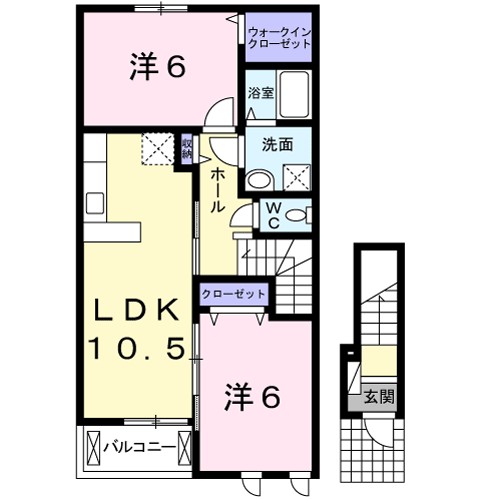 ストラーダ　メゾン 間取り図