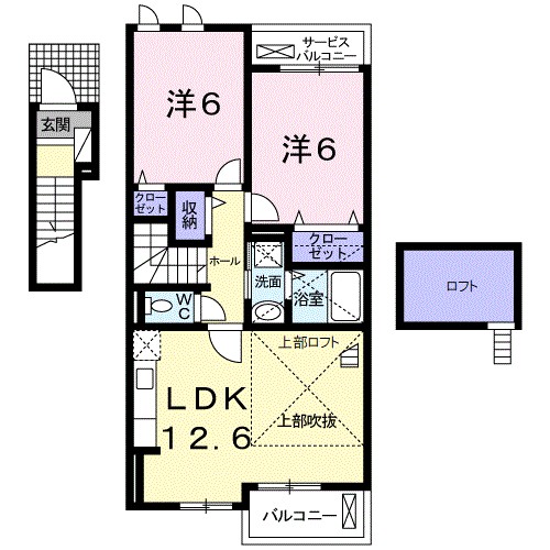 ブランドールⅠ 間取り図