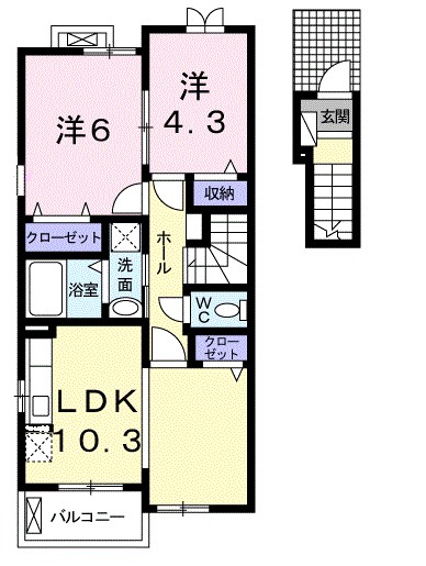 アルバソーレ 間取り図