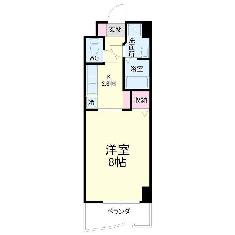 アップル第7マンション 間取り図