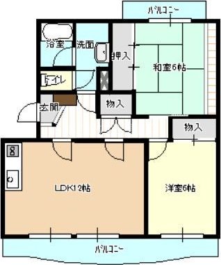パレス和合 間取り