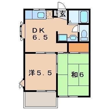 佐鳴ハイツ 間取り図