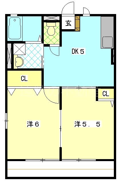 しなのハイツ  間取り図