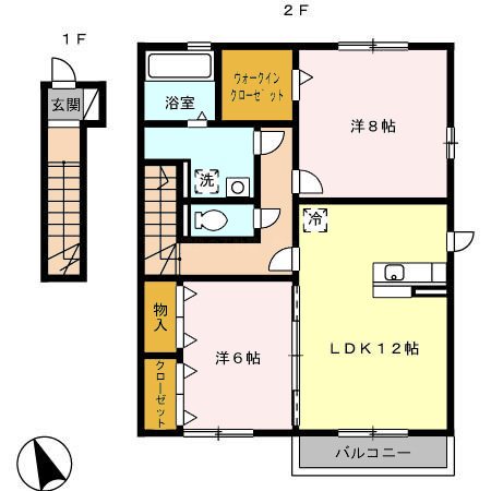 コンソラーレ カーサ　B 間取り図