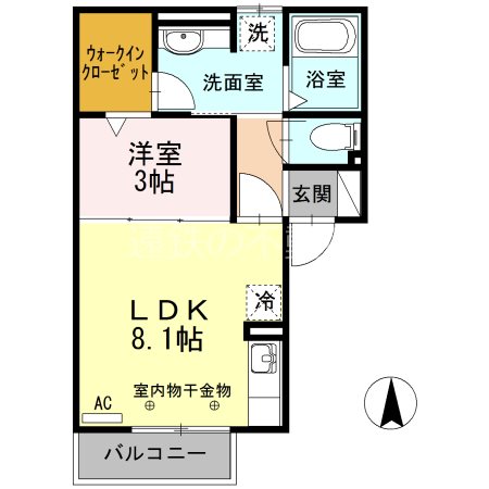 ポポラーレ 間取り図