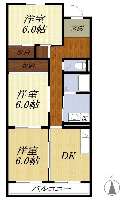 メゾングレース 間取り図