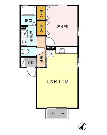 セジュールヴェルデ 間取り図