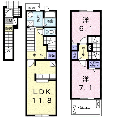 レガルシー 間取り図