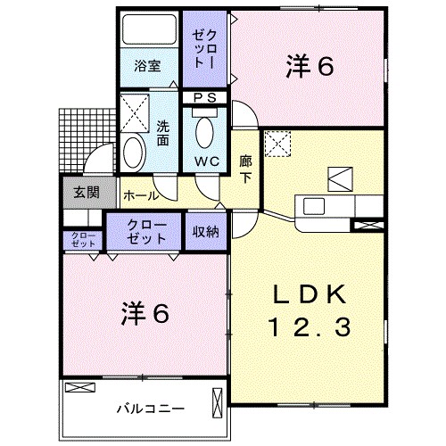 プログレス　Ⅱ 間取り図