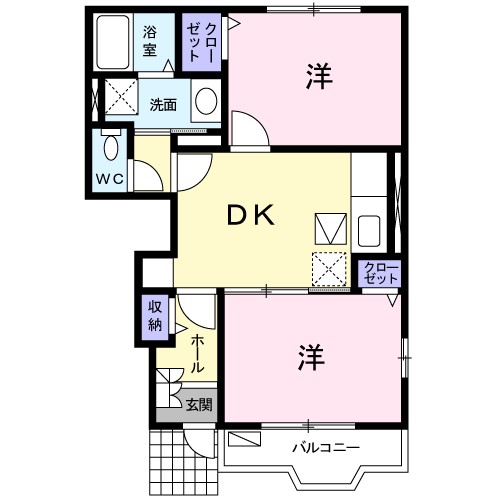 グランツ・シャトレ 間取り図