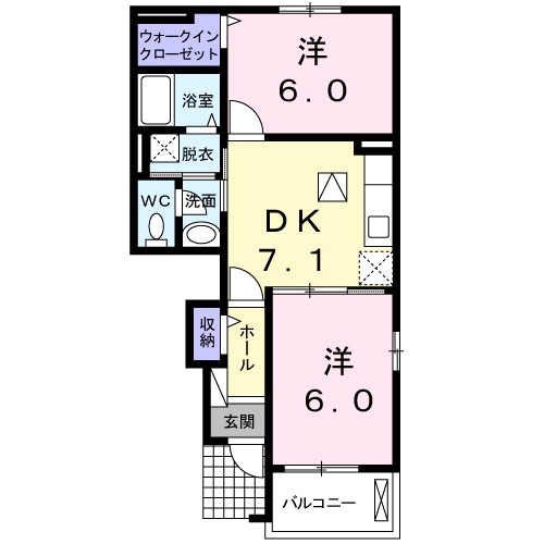 ピンキー 間取り図