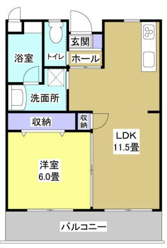 シャトレ八番館 間取り