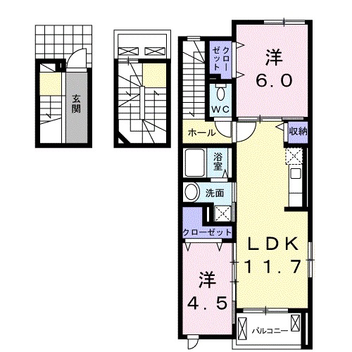 パレスみその 間取り図