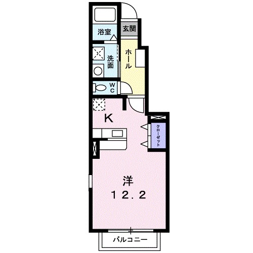 サニースクエアⅠ 間取り図