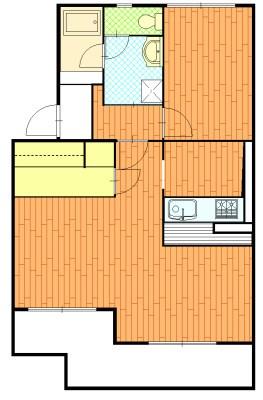 メゾンドカンパーニュ 間取り図