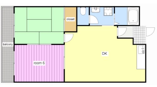 サンフォニーⅡ 間取り図