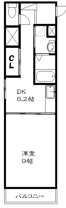 エクシード田町 間取り図