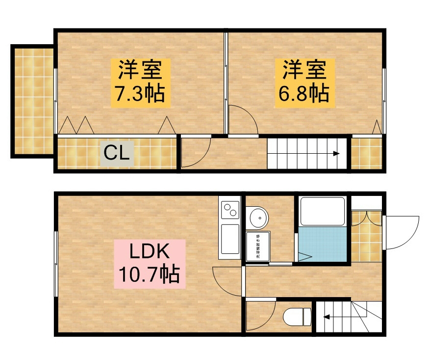 デュープルハウス四ツ池 間取り図