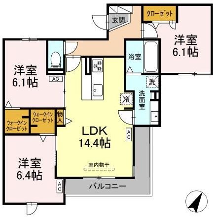 コスモ 間取り図