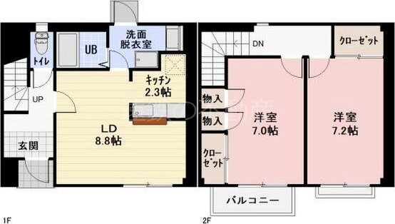 ブランシェ　アイ 間取り図