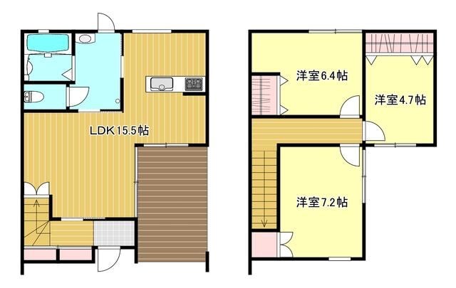 キャレブラン増楽 間取り図