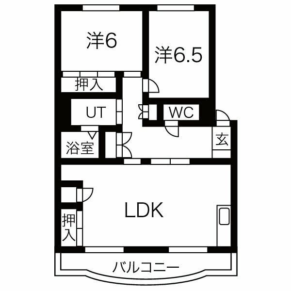 柔美和マンション蘭 101号室 間取り