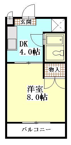 フレッシュハイツ 間取り図