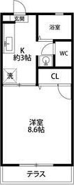 向平ハイツ 間取り図