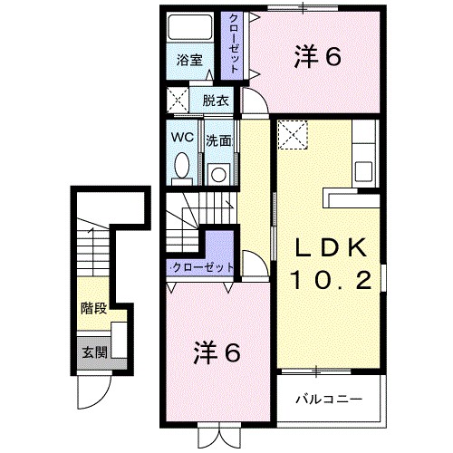 マックス　ビューティー　Ｂ 間取り図