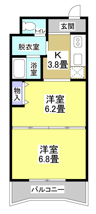 プリムロウズ 間取り図