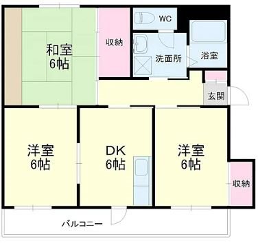 ハイツエトアール 305号室 間取り