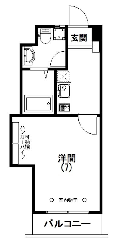 サンリバーハイツ 間取り図