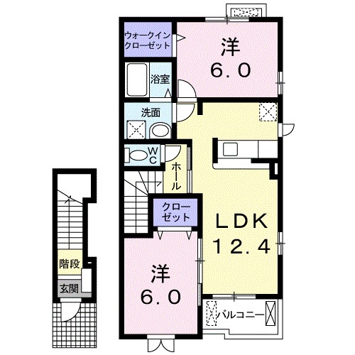 フローリッシュ 間取り図